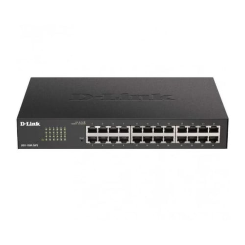 Switch D-Link Semi-Gerador Gigabit 10/100/1000 Mbps 24 Portas - D-Link DGS-1100-24V2/E