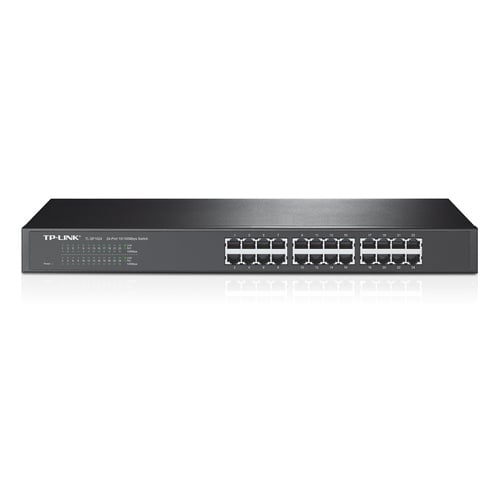 TP-Link Rack Switch - 24 portas a 10/100 Mbps - Tecnologia Verde - TP-Link TL-SF1024