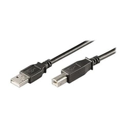 Ewent EW-UAB-010 cabo USB 1 m USB 2.0 USB B USB A Preto - Ewent EW-UAB-010