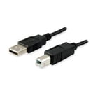 Equipar cabo de impressora USB-A 2.0 macho para USB-B macho 3 m - Equip 128861
