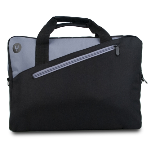 Mala para portátil NGS Ginger 14" - Interior almofadado - 2 compartimentos e bolsa exterior - Preto/Preto - NGS 118257