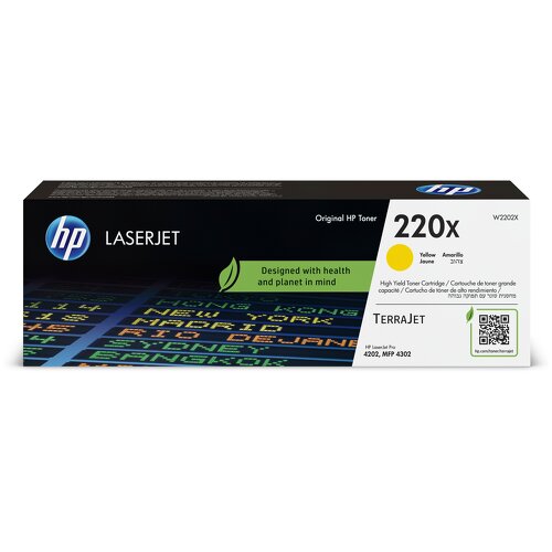 HP W2202X Amarillo Cartucho de Toner Original - 220X - HP W2202X