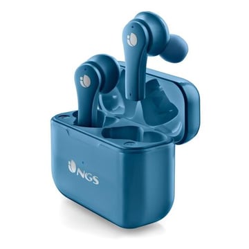 Auscultadores intra-auriculares NGS Artica Bloom Azure Bluetooth 5.1 TWS - Mãos livres - Assistente de voz - Autonomia até 7h - Base de carregamento - Cor azul - NGS ARTICABLOOMAZURE