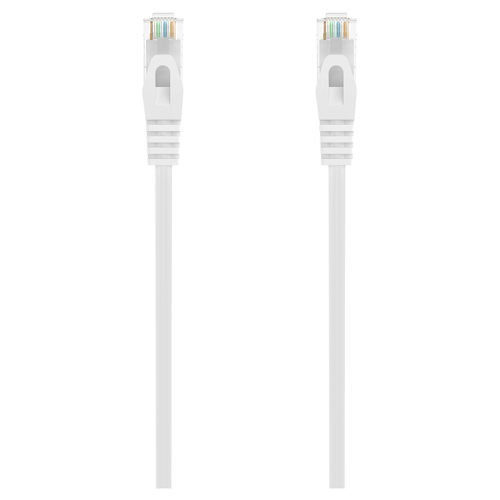 Aisens Patch Cord Cabo de Rede RJ45 LSZH CAT.6A 500 MHZ UTP AWG24 - 1.0M - Cor Branca - Aisens A145-0594