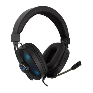 EWENT HEADSET GAMING PC/ XBOX ONE/ PS4 LED RGB BLACK- BLUE - Ewent PL3321