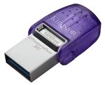 KINGSTON PEN 128GB DATATRAVELER MICRODUO 3C 200MB/S DUAL USB-A + USB-C - Kingston DTDUO3CG3/128GB