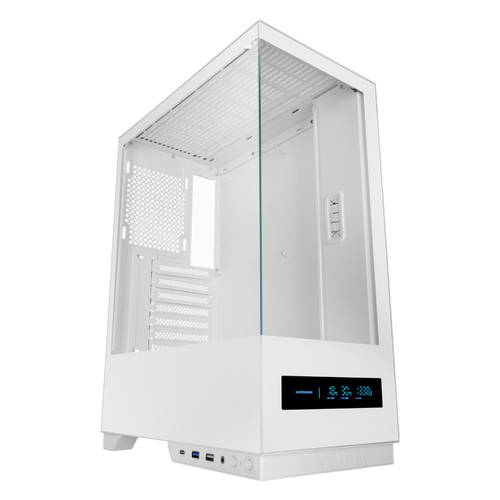 Mars Gaming MC-Pulsar Atx Caixa Monitor Ecrã de Vidro Abertura para Cabos Branco - Mars Gaming MCPULSARW