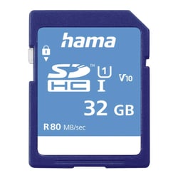 Cartão Memória SDHC 32GB Hama Class 10 - Hama HAM124135