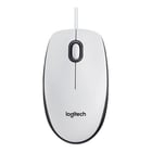 Rato Logitech M100 USB 1000dpi - 3 botões - Uso ambidestro - Cabo de 1,80 m - Branco - Logitech 910-005004