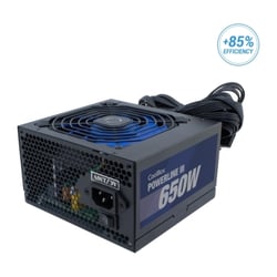 Fonte de alimentação Coolbox PowerLine III 650W 650W ATX 12V - PFC ativo - Ventoinha de 120mm - Coolbox 303662