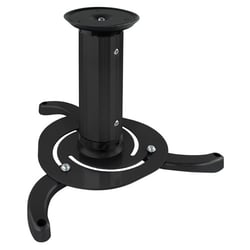 Tooq Suporte de teto universal para projetor - Inclinação e rotação - Peso máximo 10 kg - Preto - Tooq PJ1010TN-B