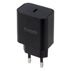 Carregador de parede Tooq 1x USB-C/PD 20W - Preto - Tooq 220067
