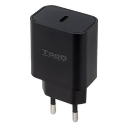 Carregador de parede Tooq 1x USB-C/PD 20W - Preto - Tooq 220067