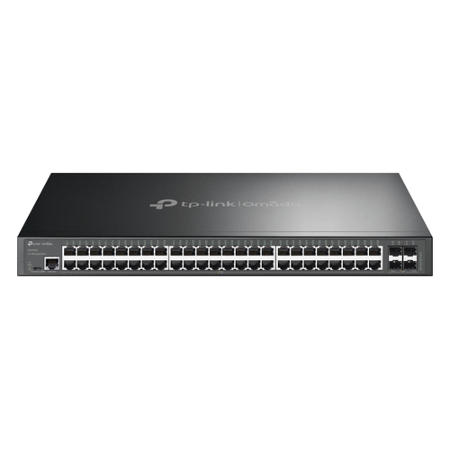 TP-Link Switch gerido Omada de 48 portas Gigabit L2+ com 4 ranhuras SFP+ de 10GE - TP-Link SG3452X