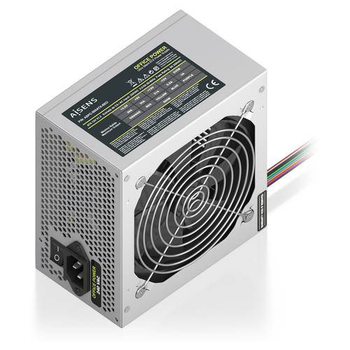 Aisens Fonte de Alimemtação Atx 500W Oem Plata - Aisens ASPC-500ATX-SEO