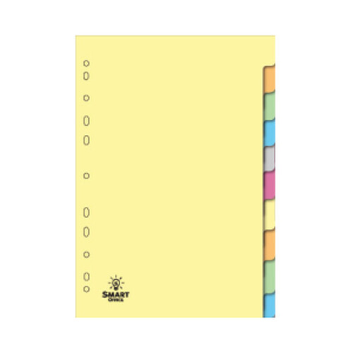 Separadores A4 Cartolina 10un (368) (1009) - SmartD 1721009