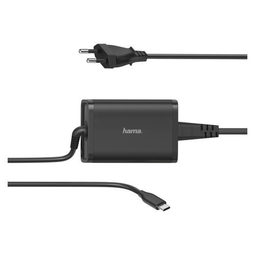 HAMA USB-C PD NOTEBOOK CHARGER, 220V, 65W - 200006 - Hama 00200006