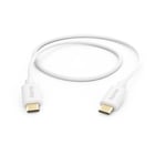 Cabo USB-C 2.0 para USB-C 1m Branco - Hama HAM201590