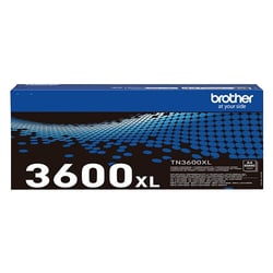 Toner preto XL. Duração estimada: 6.000 páginas segundo ISO/IEC 19752 - Brother TN3600XL