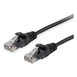 Equip Chicote CAT6A U/Utp 0.25MT Preto - Equip 603152