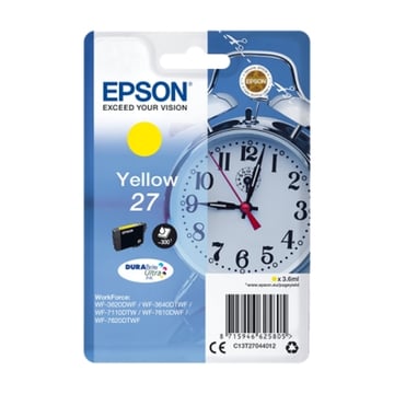 Cartucho de tinta original amarelo Epson T2704 (27) - C13T27044012 - Epson C13T27044012