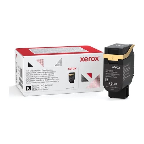 Xerox C320 C325 Negro Cartucho de Toner Original - 006R04831 - Xerox 301772
