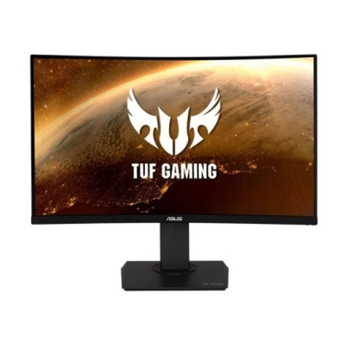 Monitor para jogos Asus TUF Curvo 32" LED QHD 165Hz HDR FreeSync Premium - 1ms de resposta - Altifalantes integrados - Ajustável em altura, giratório e inclinado - 178º de ângulo de visão - 16:9 - HDMI, DisplayPort - VESA 100x100mm - Asus VG32VQR