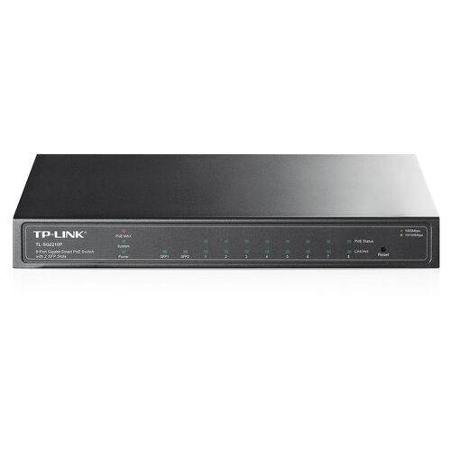 Switch TP-Link 8portas Gigabit Desktop PoE Smart Switch-TL-SG2210P - TP-Link SWTPLTL-SG2210P