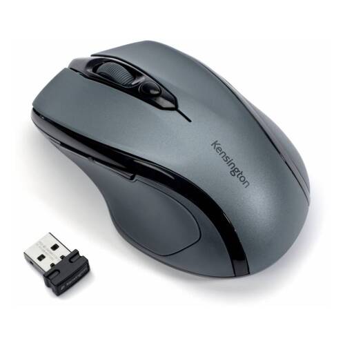Rato Sem Fios Kensington PRO Fit Medium Ergonomic Ergonomic 1750Ppp - Cinzento Grafite - Kensington K72423WWWWWW