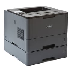 Impressora Laser Monocromática de uso profissional, frente e verso automático, rede WiFi/cablada e bandeja adicional de 250 folhas (LT5500) - Brother HL-L5200DWLT