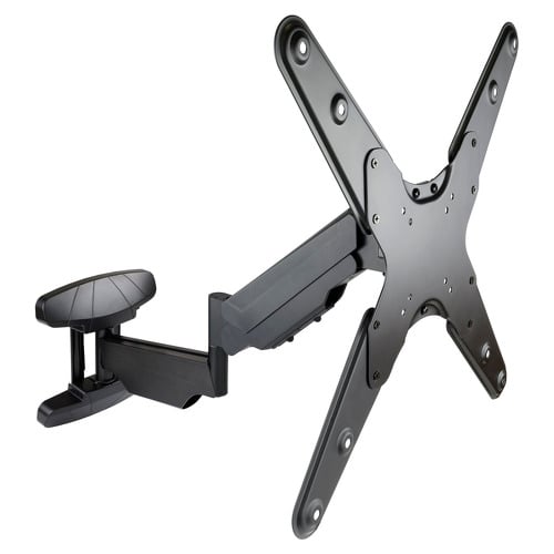 Tooq Suporte de parede com braço articulado para TV 23"-55" - Gira e inclina - Pistão a gás - Peso máximo 30kg - VESA 400x400mm - Preto - Tooq 142989