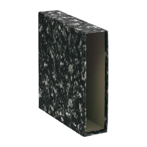 Dohe Archinovo Pasta de arquivo com alavanca Formato A4 - Tamanho 286x324x82mm - Cor Preto Marmoreado - Dohe 09142