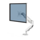 Fellowes Eppa Single Monitor Arm - Até 39" e 8kg - Ajuste por mola a gás - Branco - Fellowes 9683201