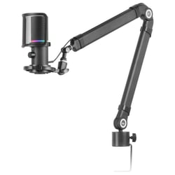 Microfone MARS GAMING MMIC-XT ULTRA-HIGH DEF ARGB, 192KHZ 24BIT,ARM, ANTIVIB+ METAL FILTER,USB,BLACK - Mars Gaming MMICXT