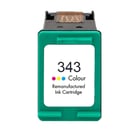 Cartucho de tinta HP 343 colorido remanufaturado - Substitui C8766EE - HP HI-343