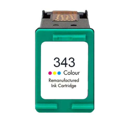 Cartucho de tinta HP 343 colorido remanufaturado - Substitui C8766EE - HP HI-343