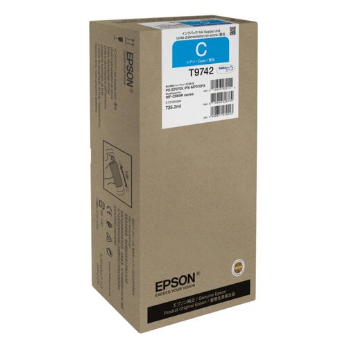 Epson T9742 Cyan Original Cartucho de Tinta - C13T974200 - Epson C13T974200