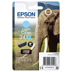 Tinteiro EPSON 24 Ciano Claro XL + Alarme RF- Expression Photo XP-55/750/760/850/860/950/960 - Epson C13T24354022