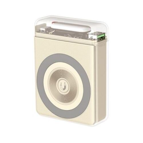 XO Powerbank 10000Mah - Saídas Tipo C 20W, USB 22.5W, Carregamento sem fios 15W - Entradas Tipo C 18W - Fácil de transportar - Carregamento rápido - Robusto - Estabilidade e proteção - Cor Bege - XO 240152