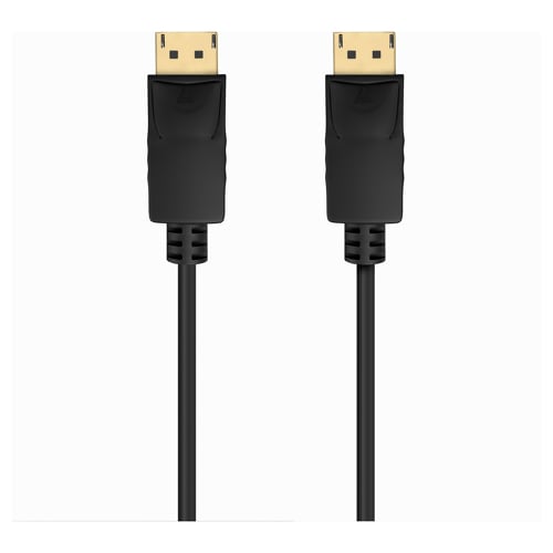 Cabo Displayport Aisens V1.2 CCS 4K@60Hz - DP/M-DP/M - 0,5 m - Cor preta - Aisens A124-0737