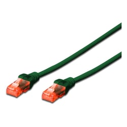Ewent EW-6U-020 cabo de rede Verde 2 m Cat6 U/UTP (UTP) - Ewent EW-6U-020G