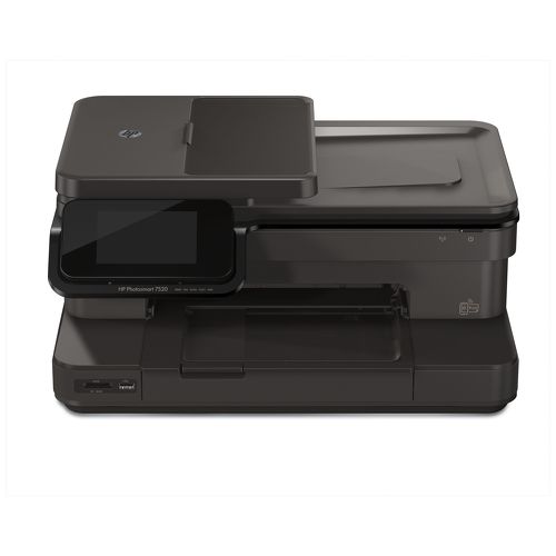 HP Photosmart 7520, Jato de tinta térmico, Impressão a cores, 9600 x 2400 DPI, Cópia a cores, A4, Preto - HP CZ045B