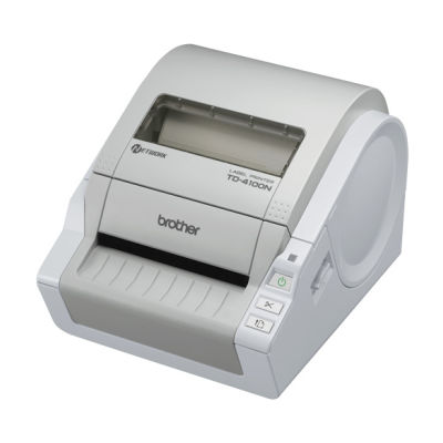 Modelo substituto TD-4520DN. Impressora de etiquetas e talões para uso comercial e industrial com placa de rede - Brother TD-4100N