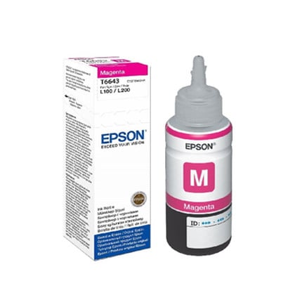Garrafa de tinta original magenta Epson T6643 - C13T664340 - Epson C13T664340
