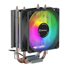 Dissipador de calor para CPU Unykach Unycool H20 ARGB - Multisocket Universal - Ventoinha de 90mm - Iluminação ARGB - Cor preta - Unykach UK322101