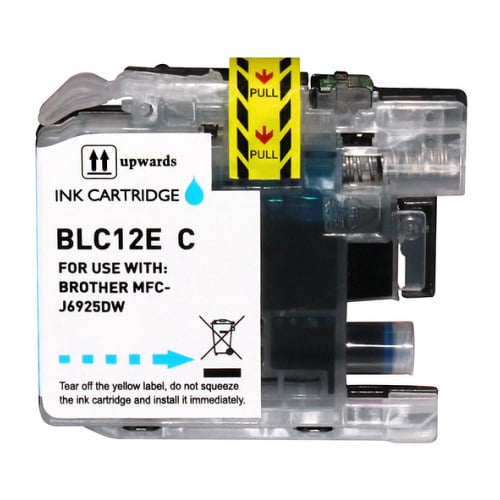 Brother LC12E Cyan Cartucho Genérico de Tinta - Substitui LC12EC - BI-LC12EXLCY