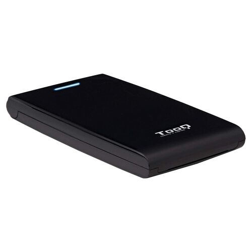 Tooq HDD/SDDDD externo 2,5" até 12,5 mm SATA USB 3.0 - Sem parafusos - Preto - Tooq TQE-2526B
