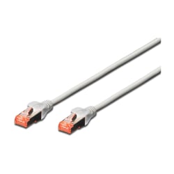 DIGITUS CHICOTE CAT6 S/FTP LSZH PREMIUM 2MT CINZA - DIGITUS DK-1644-020