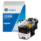 G&G Brother LC22E Preto Cartucho de Tinta Compatível, - Tinteiro Compatível LC22EBK