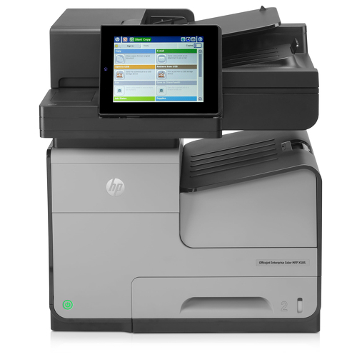 HP OfficeJet X585f, Jato de tinta, Impressão a cores, 2400 x 1200 DPI, A4, Impressão directa, Cinzento - HP B5L05A